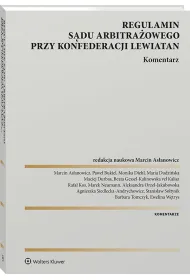 Regulamin S�du Arbitra�owego przy Konfederacji Lewiatan. Komentarz