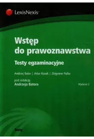 Wst�p do prawoznawstwa. Testy egzaminacyjne