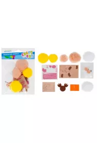 Craft with Fun Zestaw kreatywny. Zwierz�tka z pompon�w