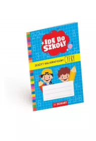 Id do szkoy. Zeszyt kaligraficzny. Cyfry A5