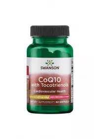 Swanson Koenzym Q10 100mg + Tokotrienole 10 mg - suplement diety 60 kaps.