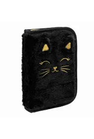 Pi�rnik pojedynczy jednoklapkowy z wyposa�eniem Astrabag Fluffy Kitty Black AC11
