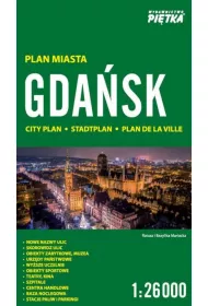 Gda�sk 1:26 000 plan miasta PI�TKA