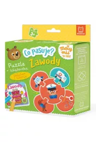 Co pasuje? Zawody. Puzzle + ksieczka