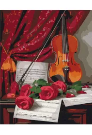 Twoje Hobby Malowanie po numerach - Muzyka kwiat�w 40x50cm