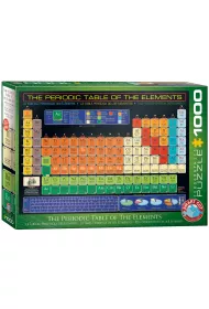 Puzzle 1000 el. Ukad okresowy pierwiastkw Eurographics