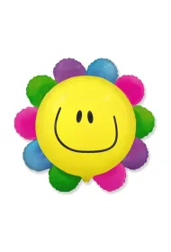 Balon foliowy Kwiatek t�czowy 60cm