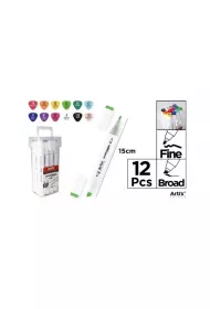 Artix Markery dwustronne Chromax 12 szt.