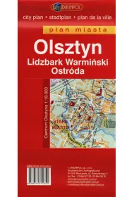 Olsztyn. Lidzbark Warmi�ski. Ostr�da. Plan miasta 1:18 000