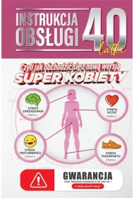 Yeku Karnet 40 Urodziny damskie - instrukcja obs�ugi JCX084