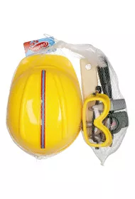 Kask budowlany z akcesoriami Mega Creative
