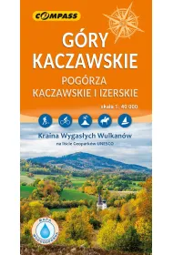 G�ry Kaczawskie Pog�rza Kaczawskie i Izerskie mapa laminowana skala 1 : 40 000