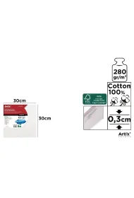 Artix Tablica malarska 30x30x0,3cm 280G/m2