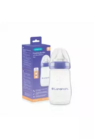 Lansinoh Butelka plastikowa ze smoczkiem NaturalWave Teat 240 ml