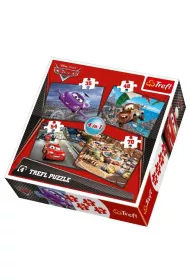 Puzzle 4w1 - Auta 2 (35+48+54+70 el.) Trefl