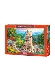 Puzzle 1000 el. Wilki nowe pokolenie Castorland