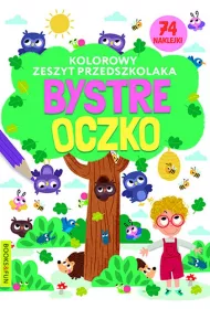 Kolorowy zeszyt przedszkolaka. Bystre oczko