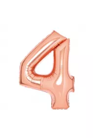 Amscan Balon foliowy cyfra 4 rowe zoto 51x66cm