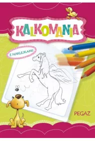 Kalkomania z naklejkami. Pegaz