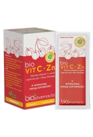 Biofarmacja Bio Witamina C + cynk Suplement diety 14 sasz.