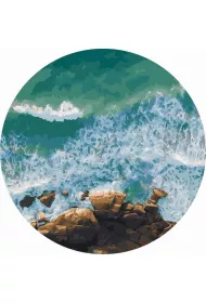 Twoje Hobby Malowanie po numerach okrge - Wzburzony ocean 40