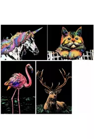 Twoje Hobby Animal 02. Magiczna zdrapka - wydrapywanka 21.0 x 29.5 cm