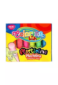 Patio Plastelina Glow Colorino Kids 6 szt.