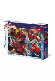 Puzzle 24 el. Maxi SuperColor. Spiderman 24053 Clementoni