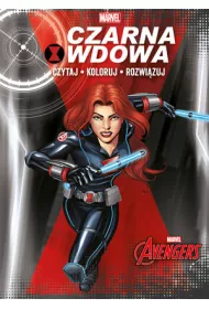 Czytaj, koloruj, rozwi�zuj. Marvel. Czarna Wdowa