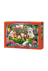 Puzzle 1000 el. Zwierz�ta w parku Castorland