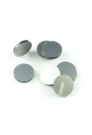 Crafters Znaczniki akrylowe srebrne okrge 22 x 3 mm 10 szt.