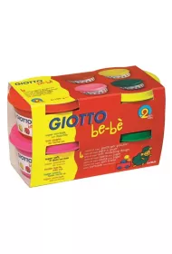 Ciastolina Giotto be-be, 4 kolory x 100g