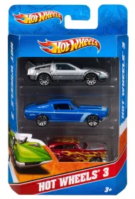 Hot Wheels. Samochodziki 3 sztuki Mattel