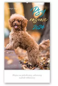 Lucrum Kalendarz 2024 reklamowy Psy rasowe