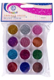 Astra Zestaw mini brokat�w - Mieni�cy blask 12x5ml