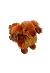 Pluszowy jamnik br�zowy stoj�cy 30cm Dubi