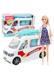 Mobilny Szpital karetka ambulans 2w1 LeanToys