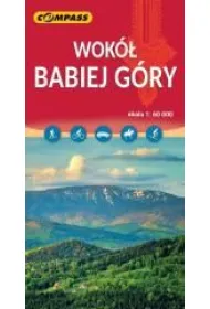 Wok� Babiej G�ry. Mapa turystyczna w skali 1:60 000