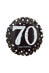Amscan Balon foliowy Sparkling Birthday 70 43cm