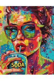 Ideyka Malowanie po numerach - Dziewczyna z lemoniad� 40x50cm