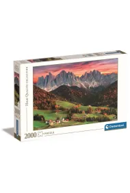 Puzzle 2000 el. HQ Val di Funes Clementoni