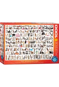Puzzle 1000 el. �wiat kot�w Eurographics