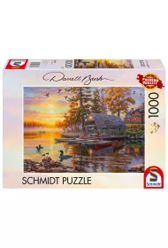 Puzzle 1000 el. PQ DARREL BUSH Przysta� kajakowa Schmidt