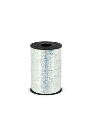 PartyDeco Wst��ka plastikowa srebrna 5mmx225m