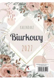 Kalendarz 2027 biurkowy 12x17cm Harmonia