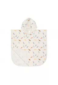 Lassig Poncho dla dzieci z filtrem UV80 Splash & Fun Deski surfingowe sea salt