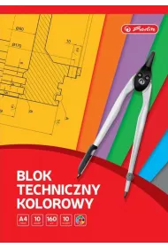 Herlitz Blok techniczny A4 kolorowy