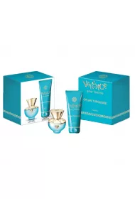 Versace Zestaw woda toaletowa Dylan Turquoise Pour Femme + el pod prysznic 50 ml + 100 ml