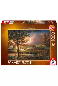Puzzle 1000 el. PQ Terry Redlin �niwa w blasku s�o�ca Schmidt