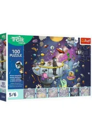 Puzzle UFT 100 el. Bert w kosmosie Rodzina Treflik�w 16545